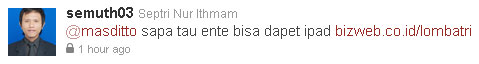 twitternya septri